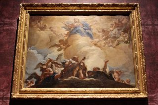 Dipinto “Assunzione della Vergine” di Luca Giordano di proprietà del Museo del Prado di Madrid.