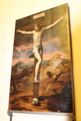 La "Crocifissione" è un dipinto di Giorgio Vasari a olio su tela eseguito nel 1545 e conservato presso la chiesa di San Giovanni a Carbonara diNapoli.