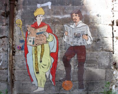 “Mission Possible” di Roxy in the Box: il murale di San Gennaro e Caravaggio a Napoli