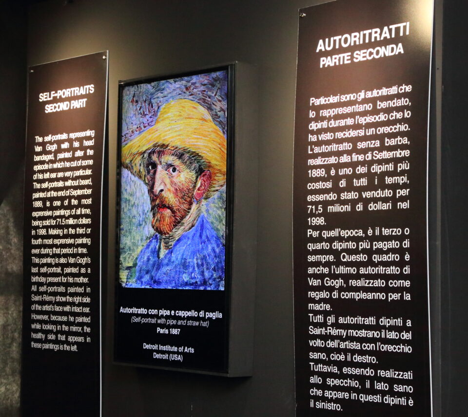 Autoritratti digitali di Vincent Van Gogh.