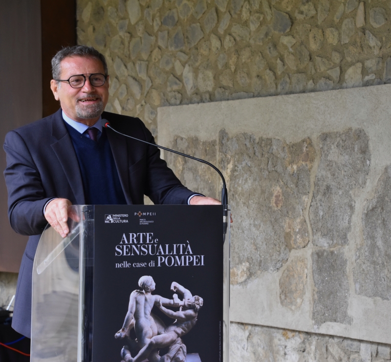 Le dichiarazioni di Massimo Osanna in occasione della mostra “Arte e sensualità nelle case di Pompei” al Parco Archeologico di Pompei