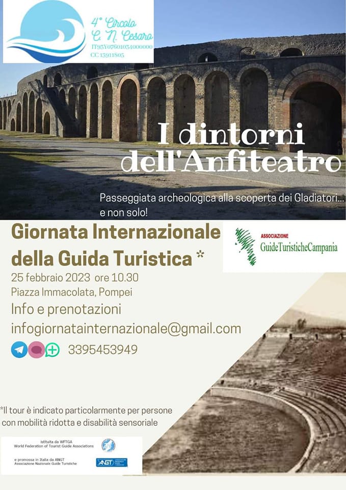 Visita guidata gratuita al Parco Archeologico di Pompei.