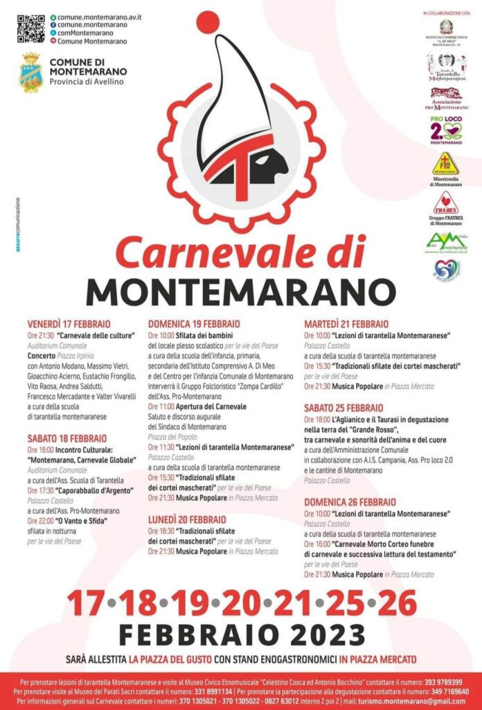 Carnevale di Montemarano 2023: il programma
