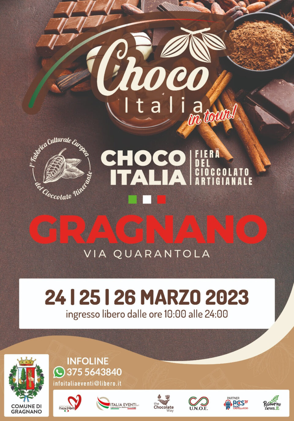 Choco Italia: la fiera del cioccolato artigianale a Gragnano (NA)
