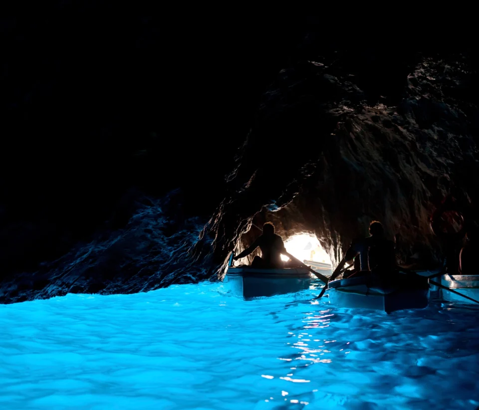 Grotta azzurra a Capri.