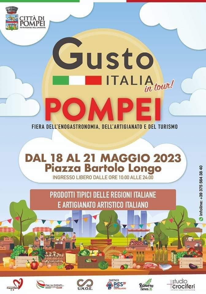 Gusto Italia: la fiera dell’enogastronomia a Pompei