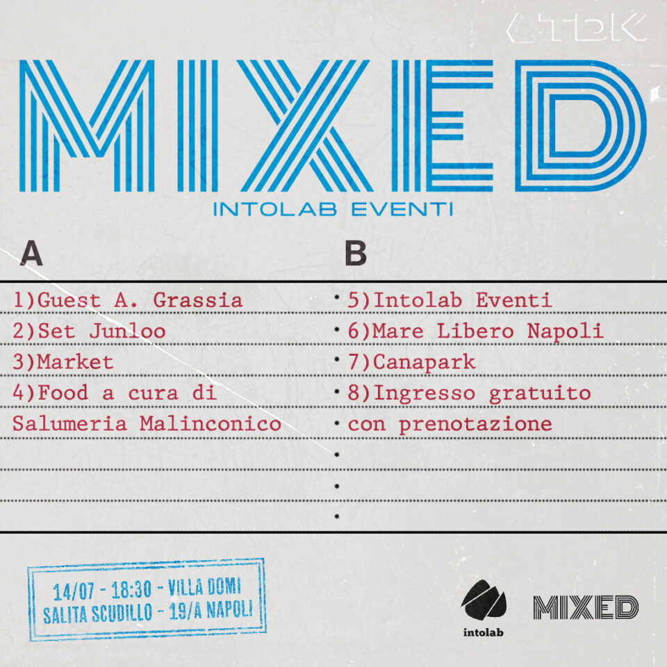 Mixed by Intolab: l'aperitivo ad ingresso gratuito a Villa Domi