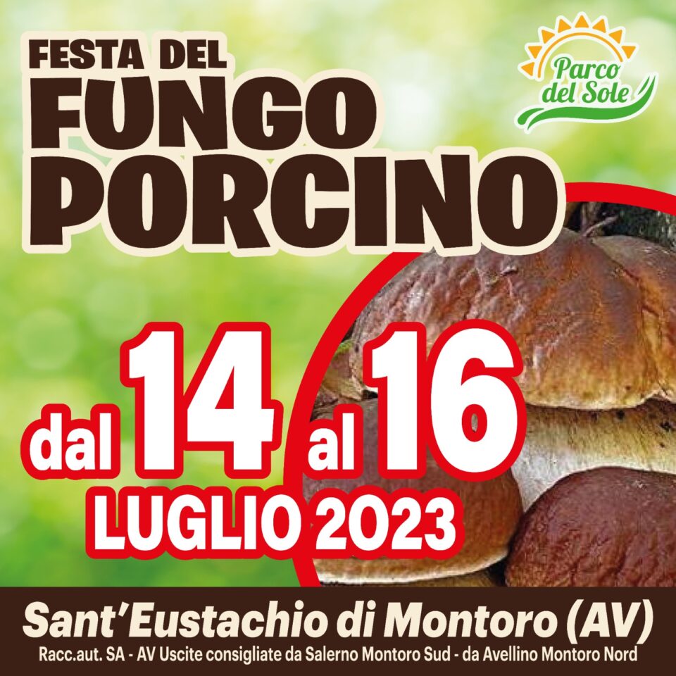 Festa del Fungo Porcino 2023 a Montoro (AV)