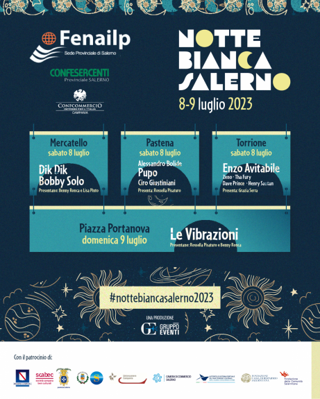 Notte Bianca a Salerno 2023: il programma dei concerti gratuiti