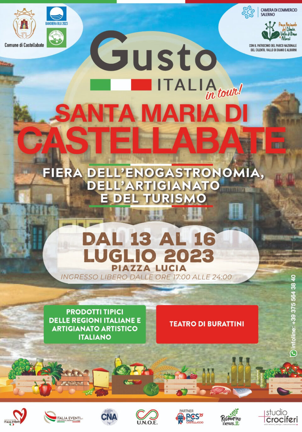 Gusto Italia a Santa Maria di Castellabate: la fiera dell'enogastronomia