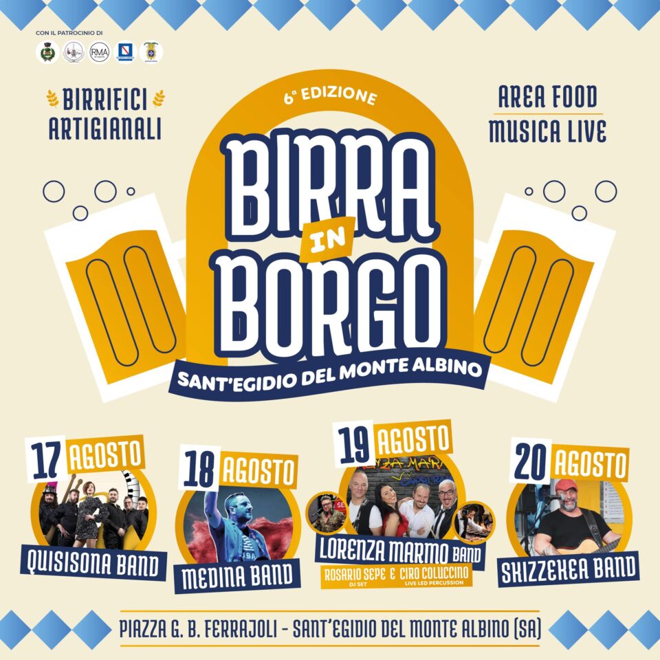 Birra in Borgo 2023 a Sant’Egidio del Monte Albino (SA)
