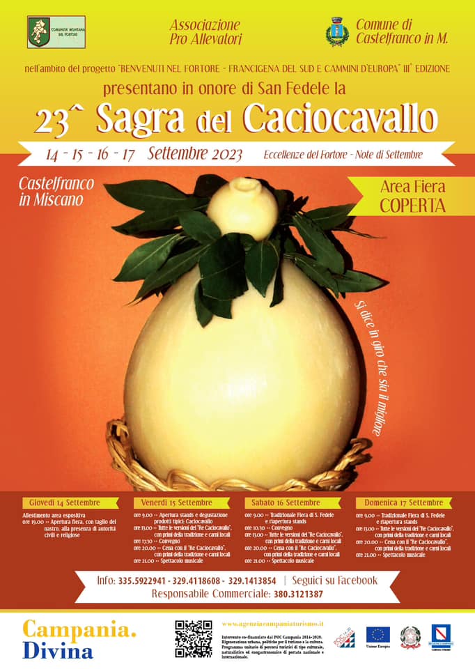 Sagra del Caciocavallo 2023 a Castelfranco in Misciano (BN)