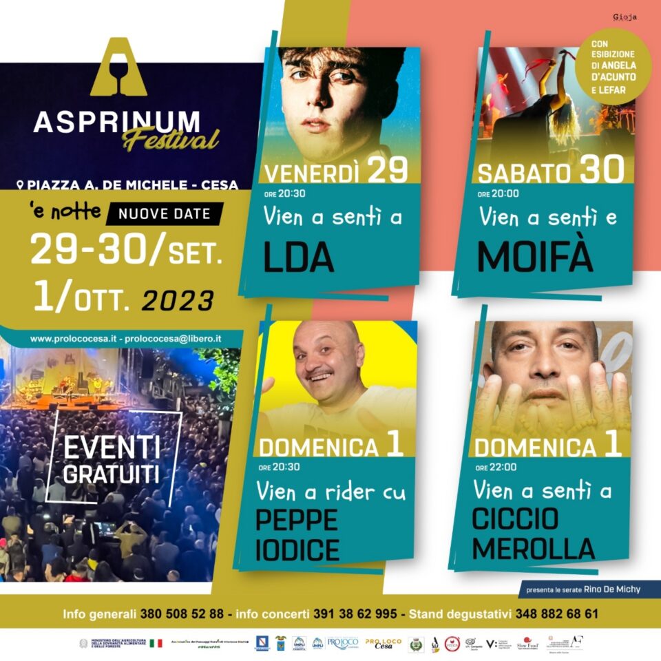 Asprinum Festival 2023 a Cesa (CE)