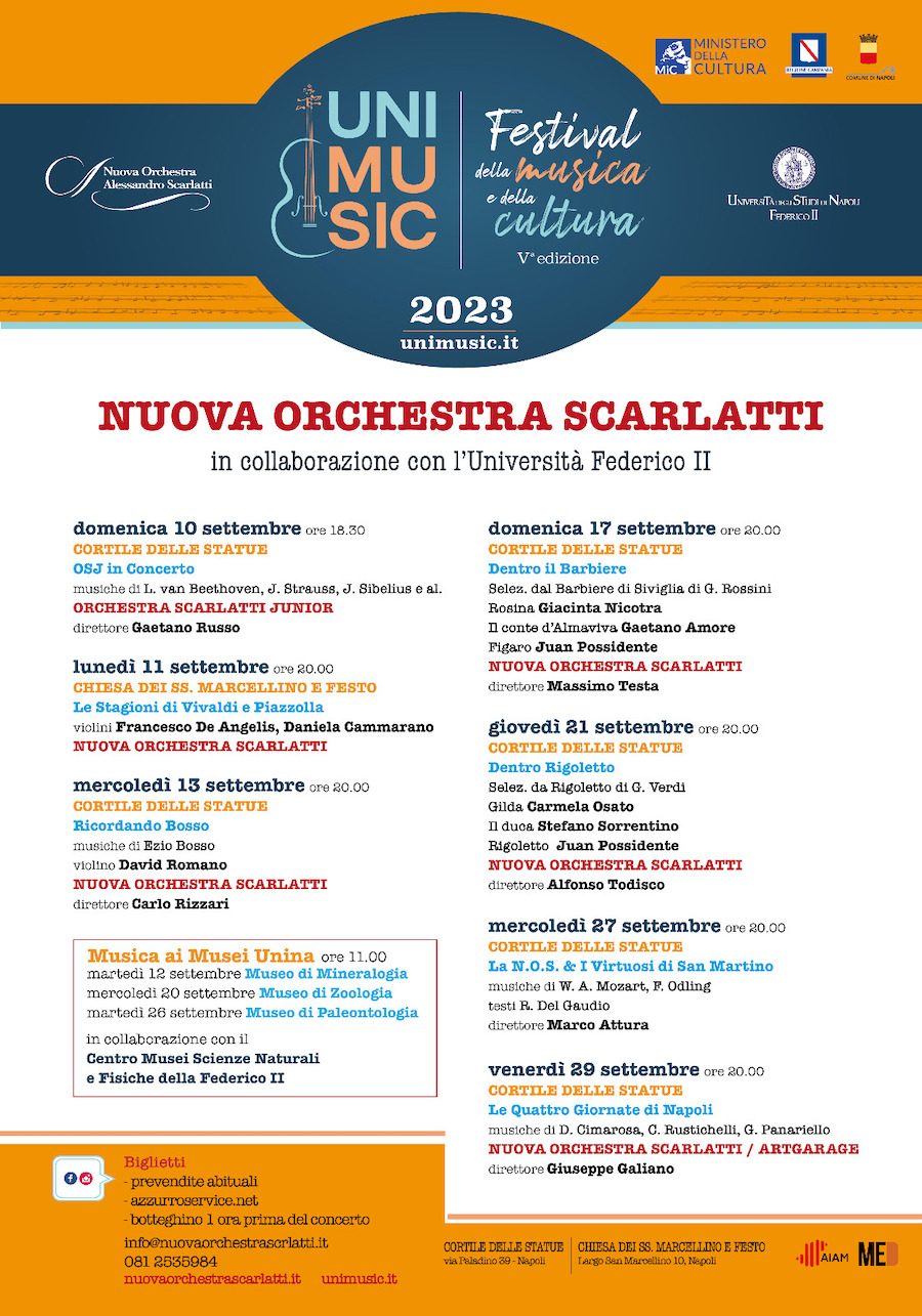 Unimusic Festival 2023 a Napoli: programma, orari e prezzi