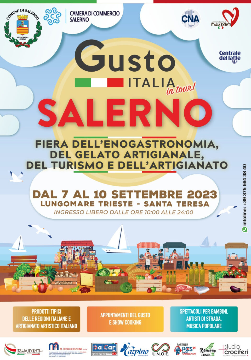 Gusto Italia 2023 a Salerno: la fiera dell'enogastronomia