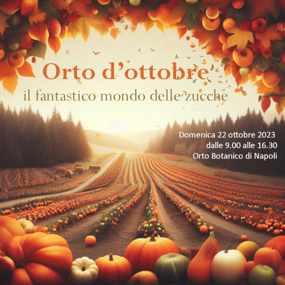Il Fantastico Mondo delle Zucche 2023 all'Orto Botanico di Napoli
