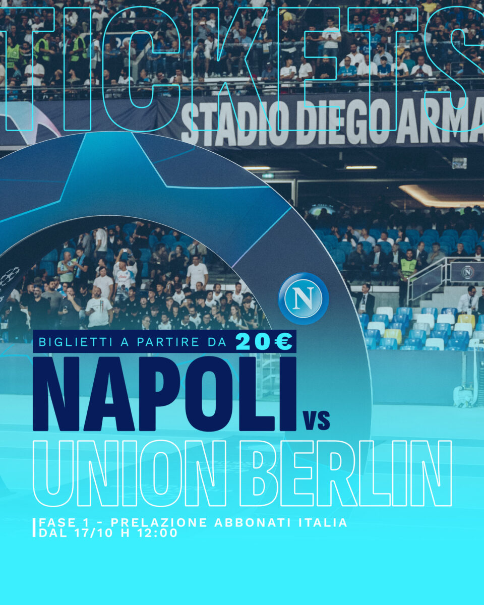 Napoli - Union Berlino: acquista il biglietto