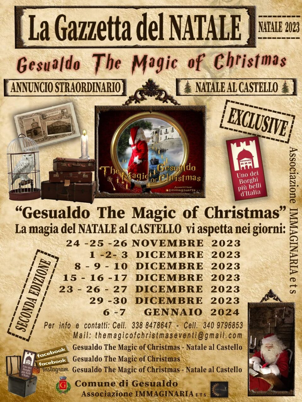 Mercatini di Natale al Castello di Gesualdo 2023: programma, orari e prezzi