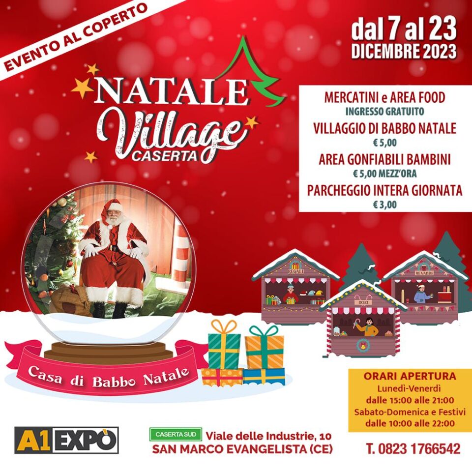 Natale Village a Caserta 2023: programma, orari e prezzi
