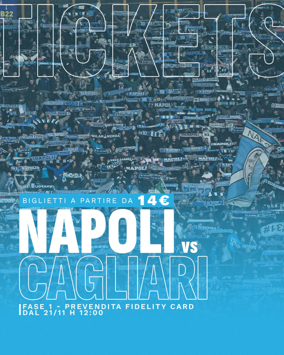 Napoli - Cagliari: acquista il biglietto