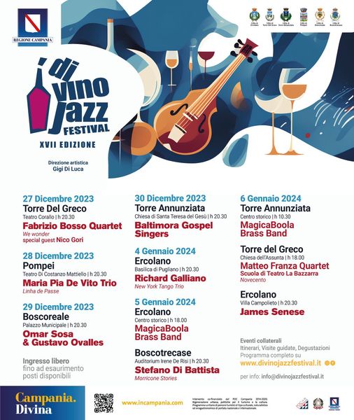 DiVino Jazz Festival 2023: il programma degli eventi gratuiti