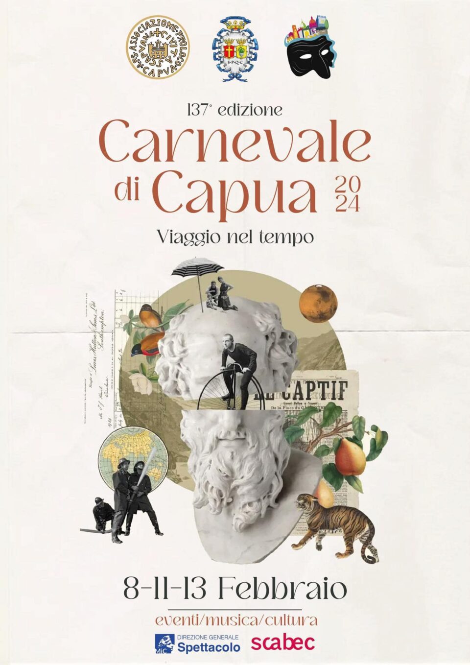 Carnevale di Capua 2024: il programma degli spettacoli gratuiti