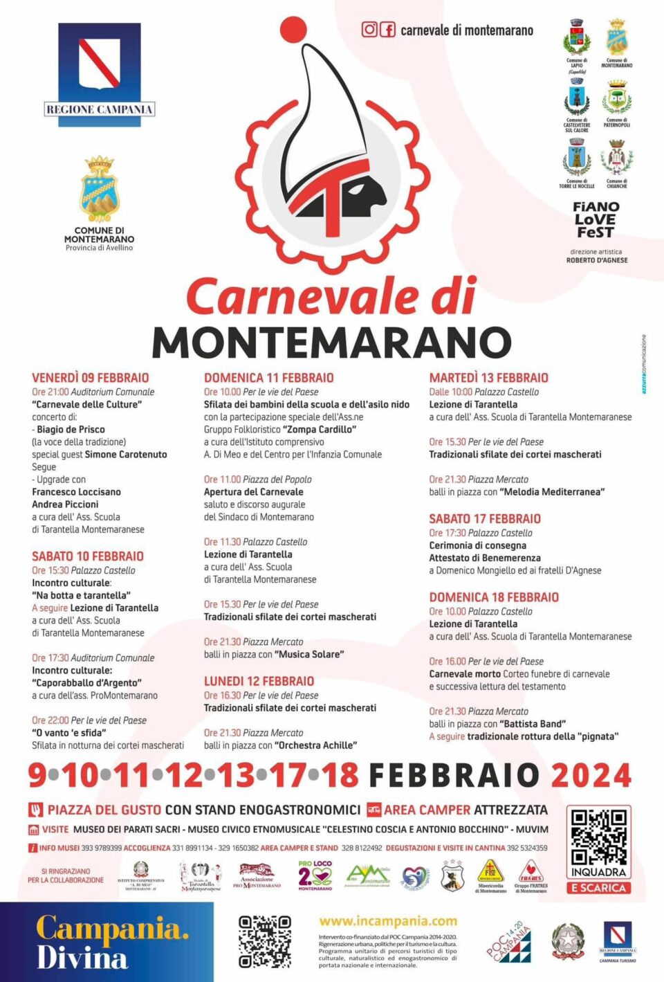 Carnevale di Montemarano 2024: il programma